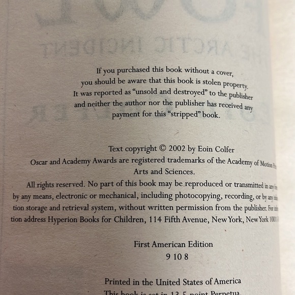 Artemis Fowl The Criminal Mastermind Collection 3 BOOKS - Picture 8 of 16